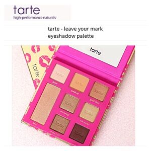 NIB tarte Leave Your Mark EYESHADOW PALETTE Warm, Metallic, Matte; Out of Stock